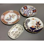 A Spode porcelain Japan pattern dish, circa 1815-1820,