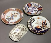 A Spode porcelain Japan pattern dish, circa 1815-1820,