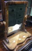 A Victorian dressing mahogany mirror