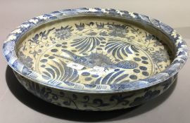 A Chinese blue and white bowl