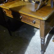 A mahogany side table