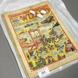 A small quantity of 1950s The Wizard comics