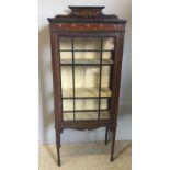 An Edwardian mahogany display cabinet