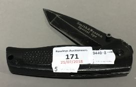 A Smith & Wesson Special Ops knife