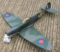 A Scratch Built model of a Spitfire,