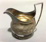 A George III silver cream jug