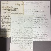 A quantity of American railway related correspondence