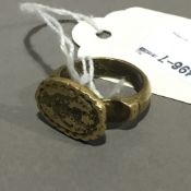 An antique seal ring