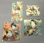 A quantity of small Japanese prints