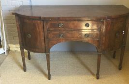 Two 19th century style mahogany sideboards