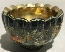 A Kashmiri decorated bowl
