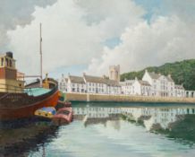 C JOHN MAIN (20th century) British (AR) Inveraray Oil on canvas Signed and dated 11.