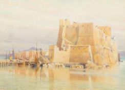 ALEXANDER HENRY HALLAM MURRAY (1854-1934) Castell Del'Ovo, Naples Watercolour, signed and titled,
