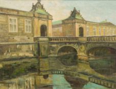 HARALD JULIUS NIELS PRYN (1891-1968) Danish (AR) The Christiansborg Palace,