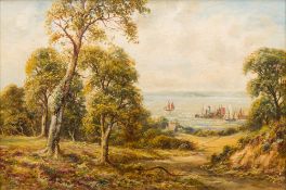 SYDENY YATES JOHNSON (19th/20th century) British Swanage, Dorset Oil on canvas,