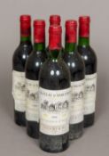 Chateau D'Anglaudet Margot 1982 Six bottles.