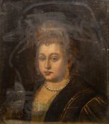 CONTINENTAL SCHOOL (18th century) Portrait of a Lady Oil on canvas, framed. 48 x 55 cm.