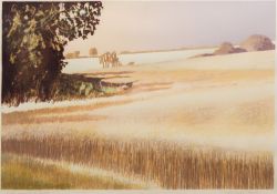 MICHAEL CARLO (20th century) British (AR) Path Around a Field Limited edition print, signed,