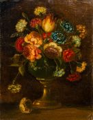 CONTINENTAL SCHOOL (18th/19th century) Still Life of Flowers in a Vase Oil on canvas,