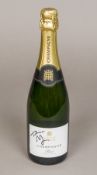 House of Commons Brut Champagne The label bearing signature of Teresa May, single bottle.