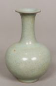 A Chinese porcelain Tang type vase Of small proportions. 10 cm high. Note: See note for Lot 633.