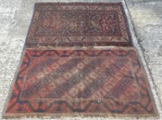 A Caucasian wool rug