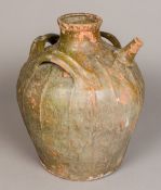 A Chinese pottery wine pot