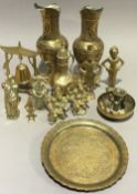 A quantity of Eastern and Oriental brassware