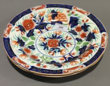 A pair of 19th century porcelain dishes,