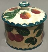 A Wemyss Ware lidded pot,