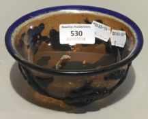 A Peking glass bowl