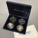 A cased Marilyn Monroe commemorative coin set,