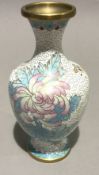 A cloisonne vase