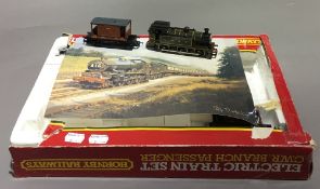 A boxed Hornby part train set,