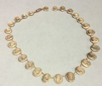 A lava stone necklace