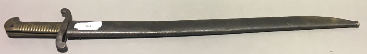 A WWI bayonet