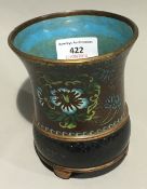 A cloisonne vase