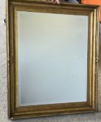 A Victorian gilt framed mirror