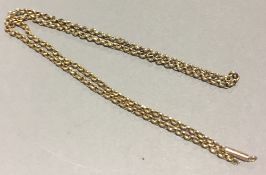 A 9 ct gold chain (2.