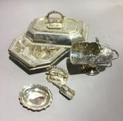 A small quantity of silver plate