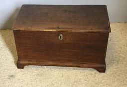 A 19th century trunk of small proportions