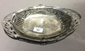 Two Art Nouveau plated dishes