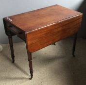 A 19th century mahogany Pembroke table