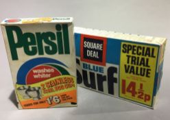 Two boxes of vintage washing powder