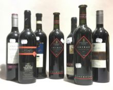 Seven bottles of Australian red comprising: Forbes Shiraz Mouvedre Grenache 2001,