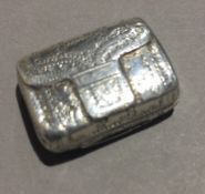 A silver vinaigrette