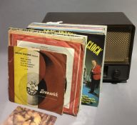 A quantity of LP records,