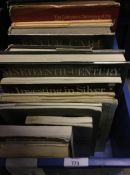 A quantity of Antique reference books