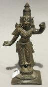 An Indian bronze figure