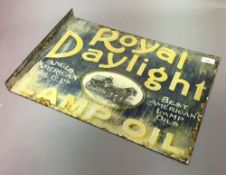 A Royal Daylight pictorial enamel advertising sign